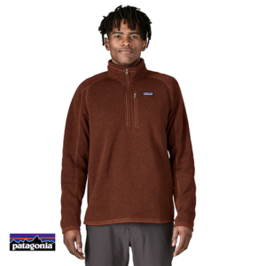PATAGONIA-25523-M'S BETTER SWEATER 1/4 ZIP-POLAIRE 1/4 ZIPPÉE-HOMME-DVL DREID VANILLA-ROUGE