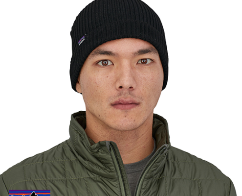 PATAGONIA-29105-FISHERMAN'S ROLLED BEANIE-BONNET-BLK BLACK-NOIR
