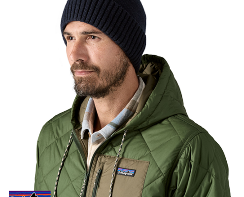 PATAGONIA-BRODEO BEANIE-BONNET-NENA NEW NAVY-MARINE