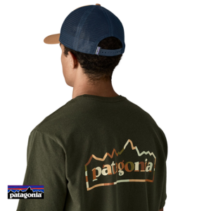 PATAGONIA-38283-P6 LOGO LORPO TRUCKER HAT-CASQUETTE-TNGO TALON GOLD-MARRON-ARRIERE