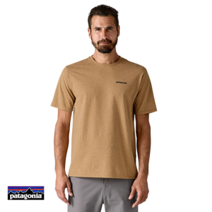 PATAGONIA-M'S P-6 LOGO RESPONSABILI-TEE-TEE SHIRT-HOMME-TNGO TALON GOLD-JAUNE