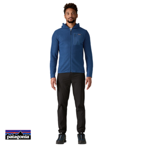 PATAGONIA-40256-M'S R1 FULL ZIP HOODY-POLAIRE À CAPUCHE-HOMME-CLMB CLEMENT BLUE-BLEU