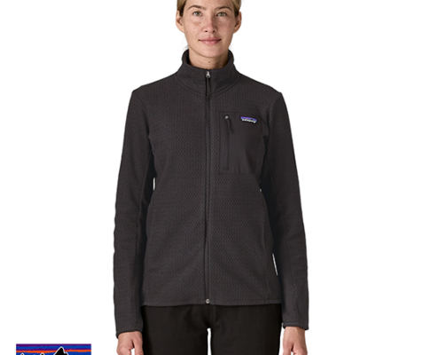 PATAGONIA-40280-W'S R1AIR JACKET-VESTE POLAIRE-FEMME-BLK BLACK-NOIR-FACE