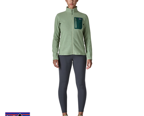 PATAGONIA-40280-W'S R1AIR JACKET-VESTE POLAIRE-FEMME-ELGR ELLWOOD GREEN-VERT