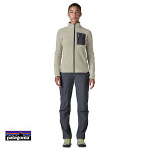 PATAGONIA-40280-W'S R1AIR JACKET-VESTE POLAIRE-FEMME-WLWT WOOL WHITE-BEIGE