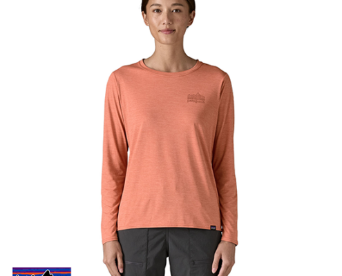 PATAGONIA-45205-CAPILENE COOL DAILY GRAPHIC TEE-SHIRT MANCHES LONGUES FEMME-SMTX STRATSPIRE MOMENT PINK X DYE-ROSE-FACE