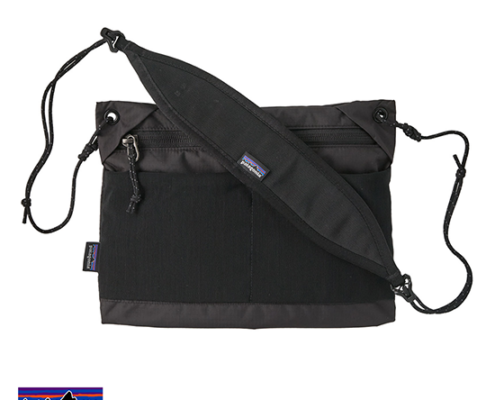PATAGONIA-48835-TERRAVIASACOCHE CROSSBODY BAG-SACOCHE PETIT SAC-BLK BLACK-NOIR