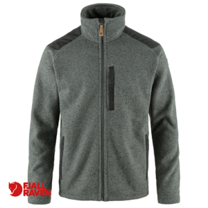 FJALL RAVEN-81328-BUCK FLEECE M-VESTE POLAIRE-HOMME-020 999 GREY MELANGE-GRIS