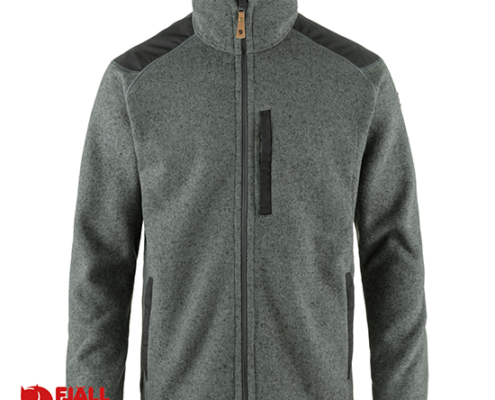 FJALL RAVEN-81328-BUCK FLEECE M-VESTE POLAIRE-HOMME-020 999 GREY MELANGE-GRIS
