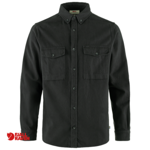FJALL RAVEN-81478-OVIK TWILL SHIRT M-CHEMISE MANCHES LONGUES-HOMME-030 DARK GREY-GRIS