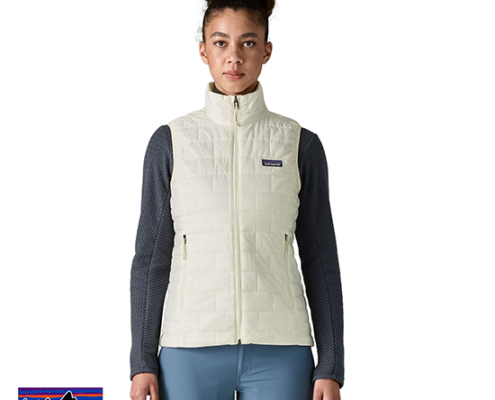 PATAGONIA-84248-W'S NANO PUFF VEST-DOUDOUNE SYNTHÉTIQUE SANS MANCHE-FEMME-BCW BIRCH WHITE-BLANC-FACE