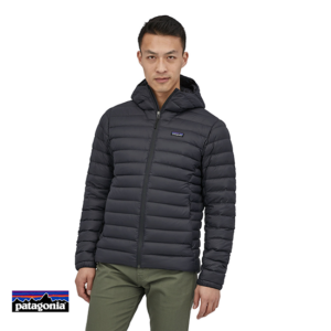 PATAGONIA-84702-M'S DOWN SWEATER HOODY-DOUDOUNE DUVET À CAPUCHE HOMME-BLK BLACK-NOIR-FACE