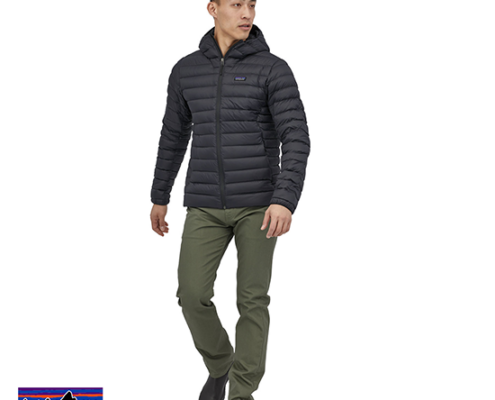 PATAGONIA-84702-M'S DOWN SWEATER HOODY-DOUDOUNE DUVET À CAPUCHE HOMME-BLK BLACK-NOIR