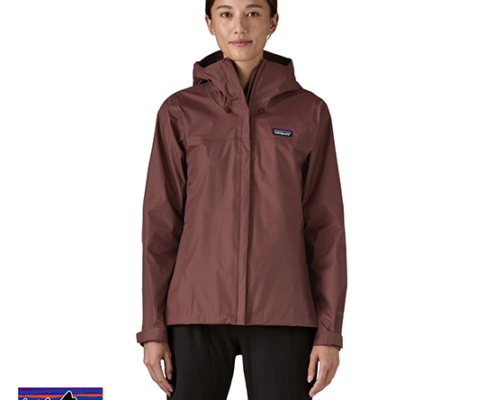 PATAGONIA-85246-W'S TORRENTSHELL 3L RAIN JACKET-VESTE DE RANDONNÉE-IMPERMÉABLE-FEMME-DAK DARK RUBY-MAUVE