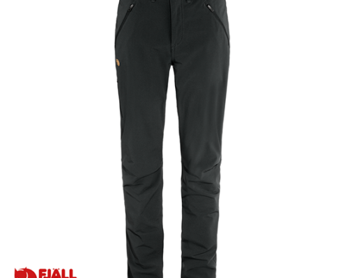 FJALL RAVEN-87101-ABISKO TRAIL STRETCH TROUSERS-PANTALON DE RANDONNÉE-FEMME-550 BLACK-NOIR