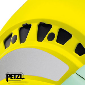PETZL-A010EA00-VERTEX HI-VZ VENT-CASQUE D'ESCALADE-JAUNE-TOURS AERATION BANDES RÉFLÉCHISSANTES