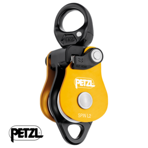 PETZL-P001CA00-POULIE SPIN L2-JAUNE