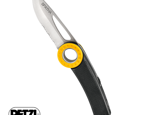 PETZL-S92AN-SPATHA-COUTEAU MOUSQUETON-NOIR