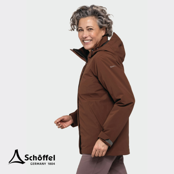 SCHOFFEL-13598-HIKING 3IN1 JACKET STYLE TAMINA-PARKA 3 EN 1-FEMME-4805 CHOCOLATE-MARRON-CÔTÉ