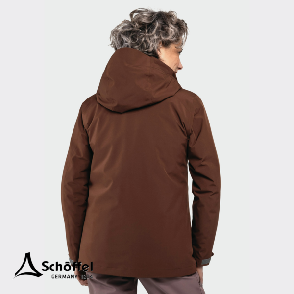 SCHOFFEL-13598-HIKING 3IN1 JACKET STYLE TAMINA-PARKA 3 EN 1-FEMME-4805 CHOCOLATE-MARRON-DOS