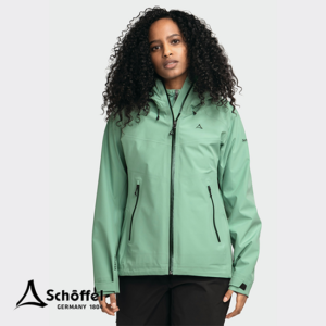 SCHOFFEL-13605-HIKING JACKET STYLE CASCATA-VESTE DE RANDONNÉE IMPERMÉABLE-FEMME-6305 GEM JADE-VERT