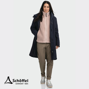 SCHOFFEL-13763-URBAN INSULATED COAT STYLE KALMOR-MANTEAU-FEMME-8820 NAVY-MARINE