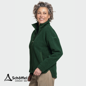 SCHOFFEL-13769-FLEECE JACKET STYLE KALMOR-VESTE POLAIRE-FEMME-6965 DARK JADE-VERT-CÔTÉ