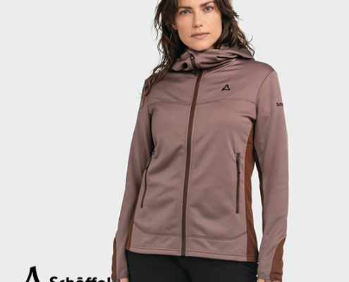 SCHOFFEL-13784-HIKING FLEECE HOODY STYLE MILAGLE-VESTE POLAIRE À CAPUCHE-3905 TWILIGHT MAUVE-MAUVE