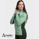SCHOFFEL-13785-HIKING FLEECE JACKET STYLE MILAGLE-VESTE POLAIRE-FEMME-6305 GEM JADE-VERT-CÔTÉ