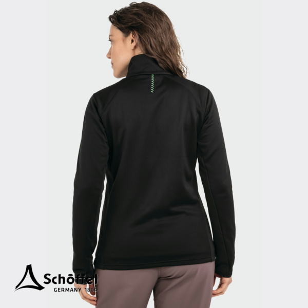 SCHOFFEL-13785-HIKING FLEECE JACKET STYLE MILAGLE-VESTE POLAIRE-FEMME-9990 BLACK-NOIR-DOS