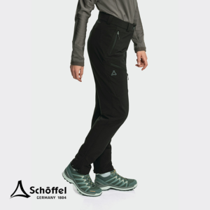 SCHOFFEL-13789-HIKING PANTS STYLE CASCATA-PANTALON DE RANDONNÉE-FEMME-9990 BLACK-NOIR-CÔTÉ