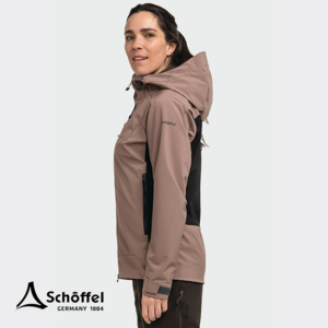 SCHOFFEL-13796-MOUNTAIN SOFTSHELL JACKET STYLE MILAGLE-VESTE SOFTSHELL-FEMME-3905 TWILIGHT MAUVE-MAUVE-CÔTÉ