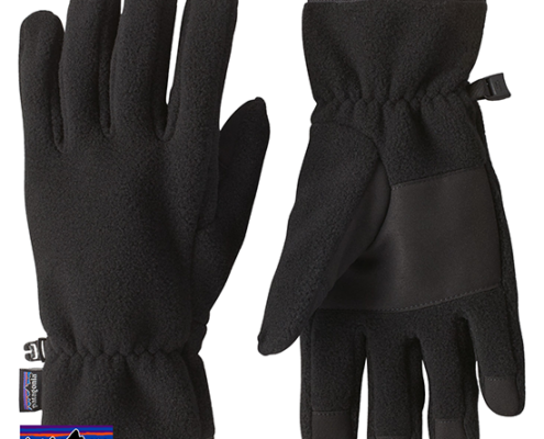 PATAGONIA-22401-SYNCHILLA FLEECE GLOVES-GANTS POLAIRE-BKSO BLACK SOLID-NOIR