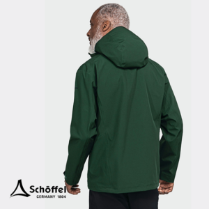 SCHOFFEL-JACKET STYLE CASCATA-VESTE IMPERMÉABLE-HOMME-6965 DARK JADE-VERT-DOS