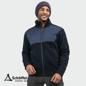 SCHOFFEL-24049-URBAN FLEECE JACKET STYLE CANTERBURRY-VESTE POLAIRE-HOMME-8820 NAVY-MARINE