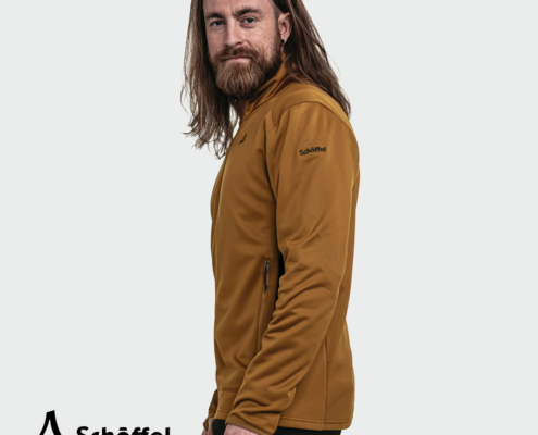 SCHOFFEL-24130-HIKING FLEECE JACKET STYLE MILAGLE-VESTE POLAIRE-HOMME4745 CARAMEL-MARRON
