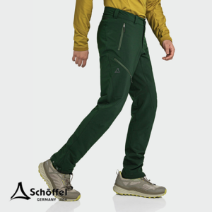 SCHOFFEL-24134-HIKING PANTS STYLE CASCATA-PANTALON DE RANDONNÉE-HOMME-6965 DARK JADE-VERT-CÔTÉ