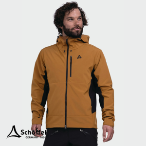 SCHOFFEL-24141-MOUNTAIN SOFTSHELL JACKET MILAGLE-VESTE SOFTSHELL-HOMME 4745 CARAMEL-MARRON