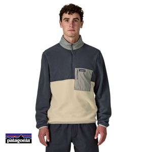 PATAGONIA-26200-M'S MICRODINI 1/2 ZIP-POLAIRE-HOMME-PLCN PELICAN-BEIGE