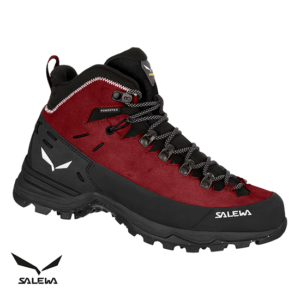 SALEWA-61413-ALP MATE WINTER MID PTX-CHAUSSURES DE RANDONNÉE-FEMME-1575 SYRAH BLACK-BORDEAUX