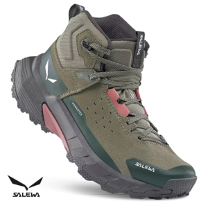 SALEWA-61462-PEDROC 2 LEATHER MID PTX-CHAUSSURES DE RANDONNÉE-FEMME-5056 FADED GREEN DARK OLIVE-VERT