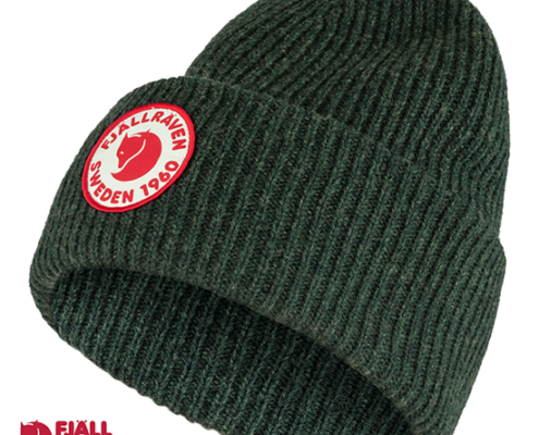 FJALL RAVEN-78142-LOGO HAT-BONNET-662 DEEP FOREST-VERT