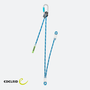 EDELRID-840261200170-SWITCH PRO DOUBLE ADJUST-LONGE AUTO ASSURAGE-BLEU
