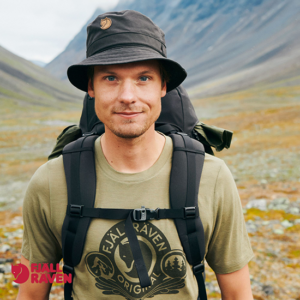 FJALL RAVEN-TEE-SHIRT ABISKO LAINE CLASSIS-TEE SHIRT-HOMME-622 LIGHT OLIVE-VERT-VUE