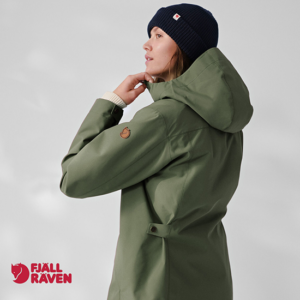 FJALL RAVEN-84131-VISBY 3 IN 1 PARKA-PARKA 3 EN 1-FEMME-662 DEEP FOREST-VERT-ARRIERE