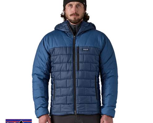 PATAGONIA-85395-M'S HI LOFT NANO PUFF HOODY-DOUDOUNE SYNTHÉTIQUE À CAPUCHE-HOMME-CLMB CLEMENT BLUE-BLEU