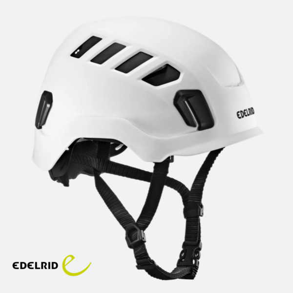 EDELRID-88515-CASQUE D'ESCALADE PROFESSIONNEL-SNOW-BLANC