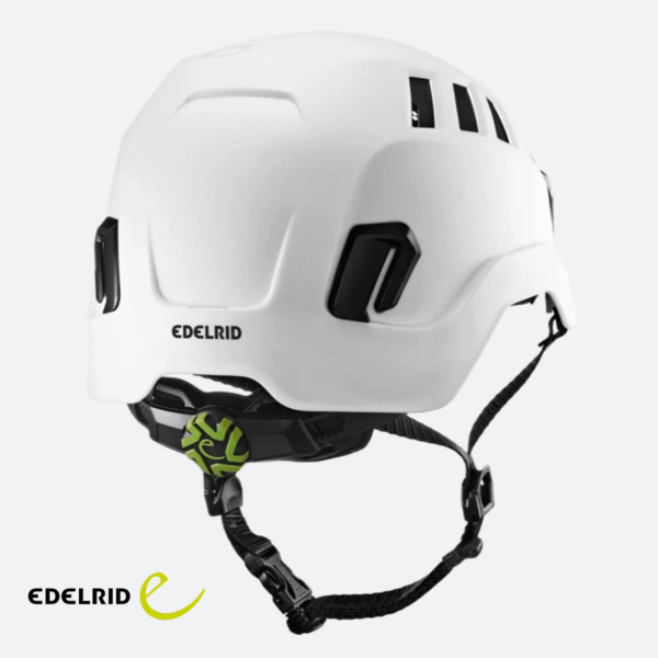 EDELRID-88515-CASQUE D'ESCALADE PROFESSIONNEL-SNOW-BLANC-ARRIERE