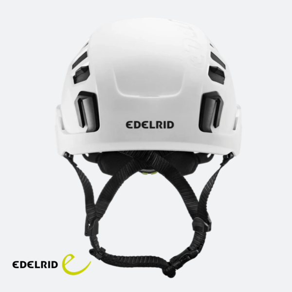 EDELRID-88515-CASQUE D'ESCALADE PROFESSIONNEL-SNOW-BLANC-FACE