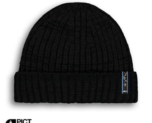 PICTURE-B0278P-SHIP BEANIE-BONNET-A BLACK-NOIR